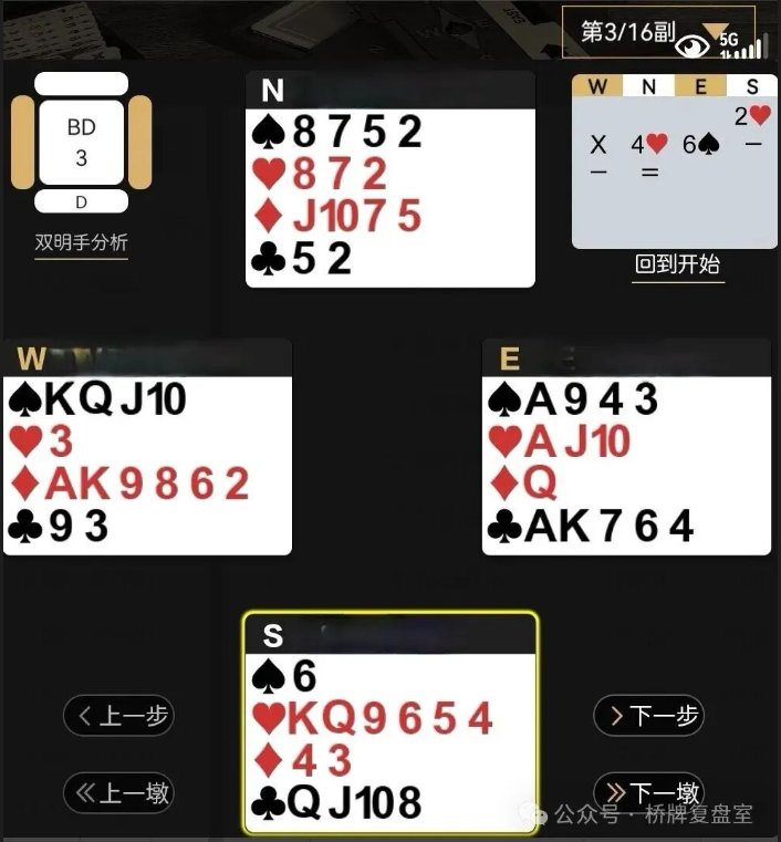 叫牌探讨——铁的7s叫不上，都是干扰惹的祸？